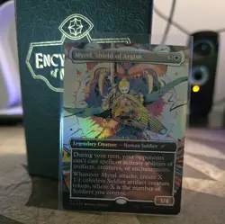 1x Myrel, Shield of Argive, 0013, Foil, Secret Lair Encyclopedia, Magic MTG NM - Image 1