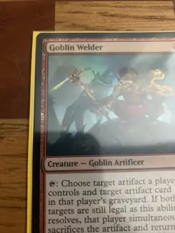 MTG Magic The Gathering Goblin Welder Foil 035/076 Used - Image 4