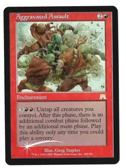 Aggravated Assault - [Foil] Onslaught LP - Image 1