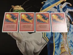 Red Elemental Blast MTG Revised Common Red Instant Near-Mint x4 GG7 - Image 1