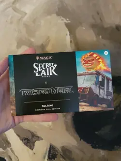 MTG Sol Ring, Secret Lair Promo x Twisted Metal, New/Unplayed - Image 1