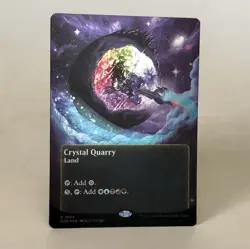 MTG Crystal Quarry - Borderless Galaxy Foil - 0145 EOS NM - Image 1
