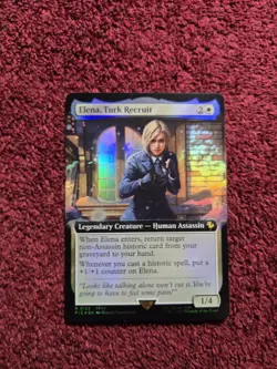 MTG Urianger Elena, Turk Recruit 0133 Extended Art Final Fantasy Foil - Image 1