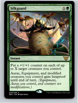 Magic the Gathering Silkguard Kamigawa: Neon Dynasty Commander MTG Free Shipping - Image 1