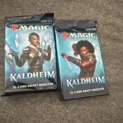 Magic TCG 2 Packs Magic: The Gathering Draft Booster Pack Lot MTG Kaldheim - Image 1