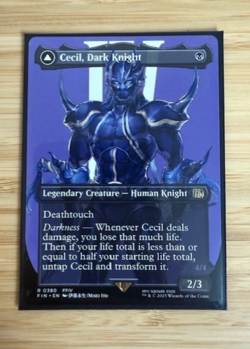 Magic the Gathering: Cecil, Dark Knight (Borderless) Final Fantasy Regular NM - Image 1