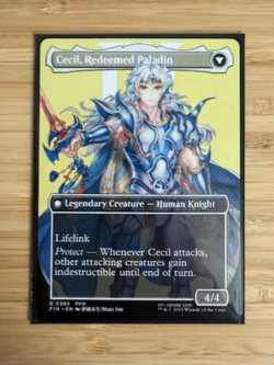 Magic the Gathering: Cecil, Dark Knight (Borderless) Final Fantasy Regular NM - Image 2