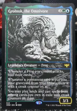 Grolnok, the Omnivore 324 Etched Foil Innistrad: Crimson Vow Magic The Gathering - Image 1