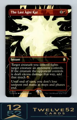 MTG - TLA - #314 The Last Agni Kai Borderless Rare,Foil Near Mint or Better - Image 1