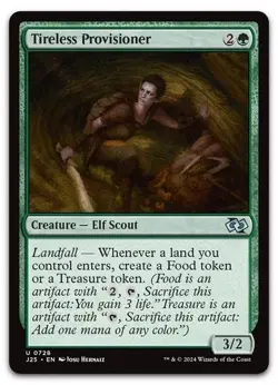 Tireless Provisioner #728 (NM) Foundations Jumpstart J25 Magic MTG - Image 1