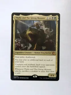 MTG 1X Thalia and The Gitrog Monster X1 March of the Machine Magic - NM/MT - Image 1