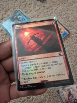 Suplex Final Fantasy MTG Foil Card Near Mint Condition 164 - Image 1
