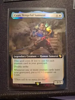 Cyan, Vengeful Samurai (Surge Foil) Commander: Final Fantasy Foil - Image 1
