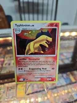 Typhlosion Holo Pokemon 2007 D&P: Mysterious Treasures Set # 16/123 Damaged - Image 1