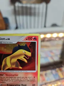 Typhlosion Holo Pokemon 2007 D&P: Mysterious Treasures Set # 16/123 Damaged - Image 3