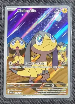 Helioptile Illustration Rare 143/132 ME01: Mega Evolution (MEG) Pokemon TCG NM - Image 1