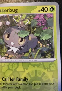 Scatterbug 005/191 Reverse Holo Common Scarlet & Violet: Surging Sparks Pokemon - Image 3