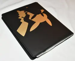 NEW! Ultra Pro Pokemon Poke Ball 9 Pocket Elite Binder Pikachu Black Gold - Image 3
