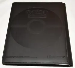NEW! Ultra Pro Pokemon Poke Ball 9 Pocket Elite Binder Pikachu Black Gold - Image 4