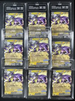 LOT X 10 TOXTRICITY EX TAG 10 2025 POKEMON SV 215 ILL CONTEST BLACK STAR PROMO D - Image 1