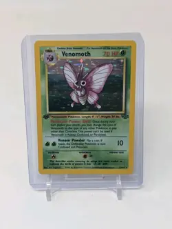 Venomoth 1st Edition Holo 13/64 Pokemon Jungle LP - Image 1