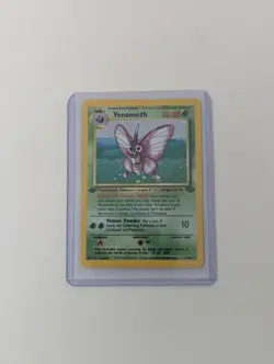 Venomoth 1st Edition Holo 13/64 Pokemon Jungle LP - Image 3