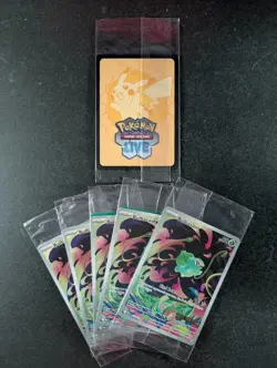 2025 Pokemon Mega Evolution MEG EN 133/132 BULBASAUR Lots Of 5 Box Topper Promo - Image 2