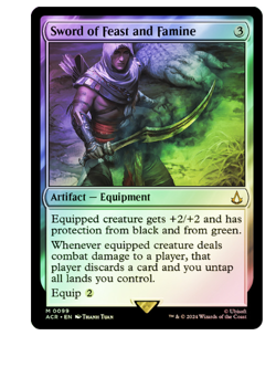Sword of Feast and Famine - Foil Assassin's Creed MTG - Image 1