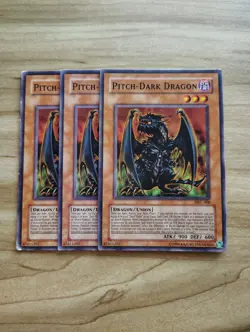 Yu-Gi-Oh! - Pitch-Dark Dragon 3X - Complete Playset - Image 1