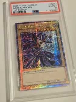 2025 YU-GI-OH! Quarter Century Stampede Dark Magician QCR RA04-EN001 QCSR PSA 10 - Image 2