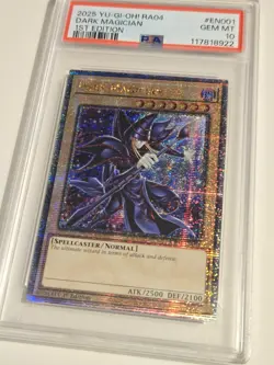 2025 YU-GI-OH! Quarter Century Stampede Dark Magician QCR RA04-EN001 QCSR PSA 10 - Image 3