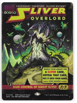 Sliver Overlord (Showcase) - Edge of Eternity - Special Guests (SPG) MTG Mythic - Image 1