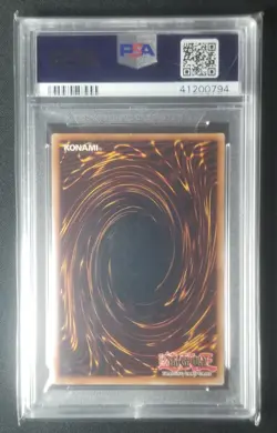 2002 Yu-Gi-Oh! Booster Pack Tin Promo Gearfried the Iron Knight Holo PSA 10 - Image 2