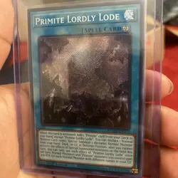 Yu-Gi-Oh! Primite Lordly Lode BLMM-EN172 Secret Rare 1st Edition - Image 1