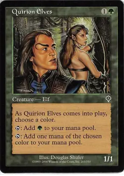 Quirion Elves *Common* Magic MtG x1 Invasion SP - Image 1
