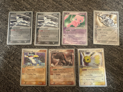 7 Pokemon Card EX World Championship Lot Steelix ex, Absol ex, Mew ex, Jolteonex - Image 1