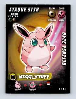 Wigglytuff 040 South America (Peru) Out of Print NM/LP Pokemon Card - Image 1