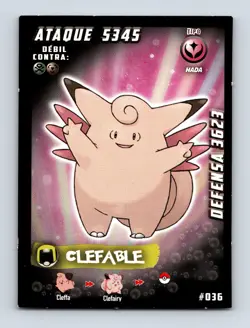 Clefable 036 South America (Peru) Out of Print NM/LP Pokemon Card - Image 1
