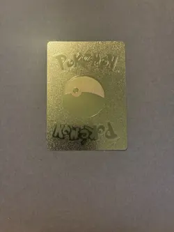 Morpeko V Gold Foil Fan Art Rainbow Rare Custom Pokemon Card Display Collectible - Image 2