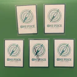 One Piece Don Card Lot x5: 1 Foil, and 4 non-foil!! Japanese and English - Image 2