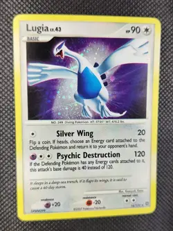 Lugia - 14/132 - Holo Rare, Secret Wonders - Swirl - Pokemon Card - NM/LP - Image 1