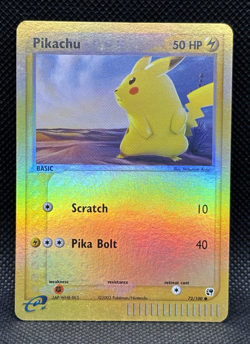 Pikachu - 72/100 - Common Reverse Holo, EX Sandstorm - Pokemon Card - LP - Image 1