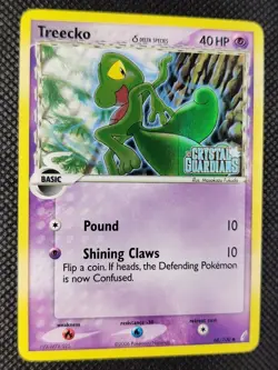 Treecko - 68/100 - Reverse Holo, EX Crystal Guardians - Pokemon Card - LP - Image 1