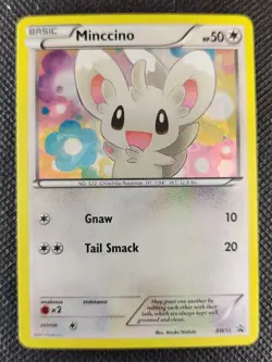 Minccino - BW13 - Cracked Ice Black Star Promo - Pokemon Card - Near Mint - Image 1