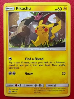 Pikachu - SM234 - Holo Black Star Promo - Pokemon Card - Near Mint - Image 1