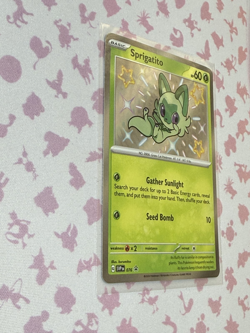 Sprigatito 076 Scarlet & Violet Promo Holo LP Pokemon TCG Card - Image 2