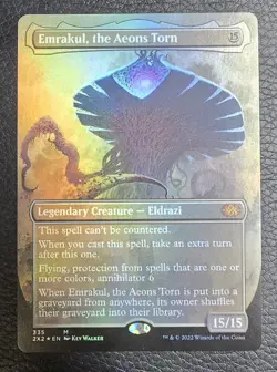 Emrakul, the Aeons Torn (Borderless) Double Masters 2022 Foil MTG NM Magic Card - Image 1