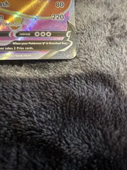 Pokemon Champions Path Charizard V SWSH050 Promo Full Art Card In Hand - Image 2