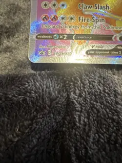 Pokemon Champions Path Charizard V SWSH050 Promo Full Art Card In Hand - Image 3