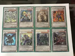 Yu-Gi-Oh! Edison Format holo synchro lot of eight cards VLP to MP see/read - Image 1